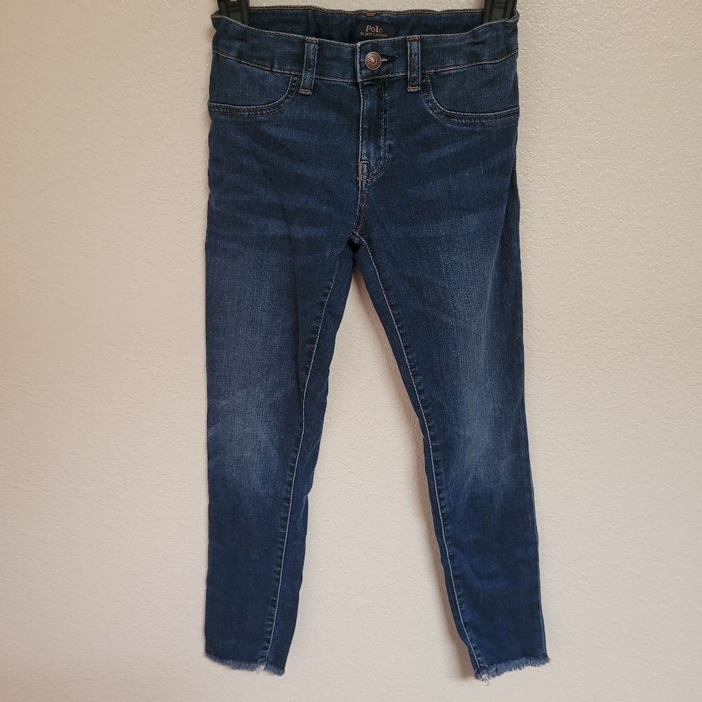 Ralph Lauren Dark Blue Aubrie Ankle Jeans